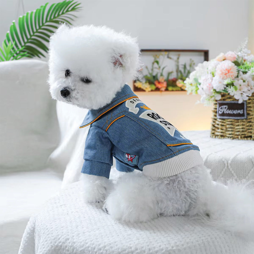 Rockstar Denim Dog Jacket