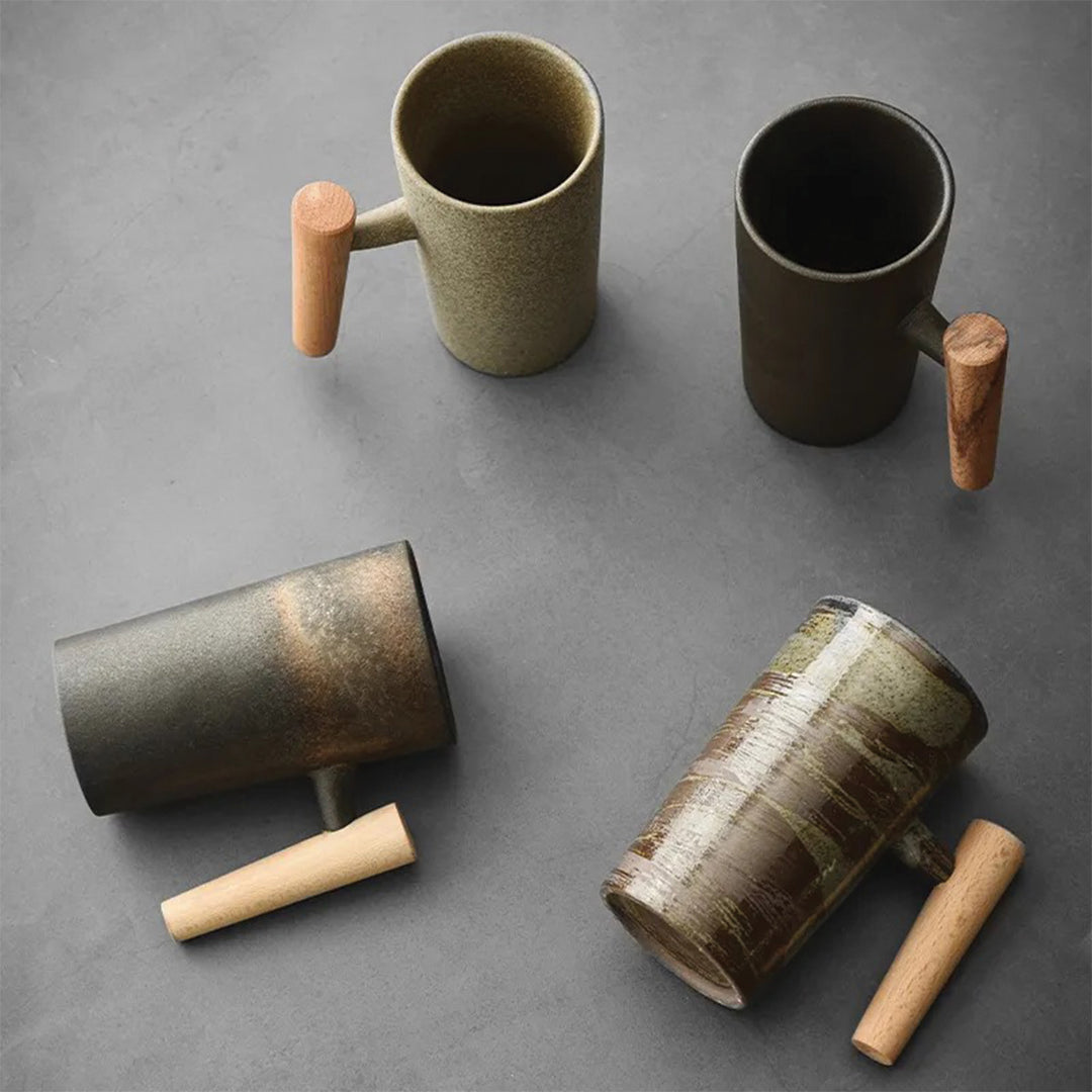 Stone and Wood Mug