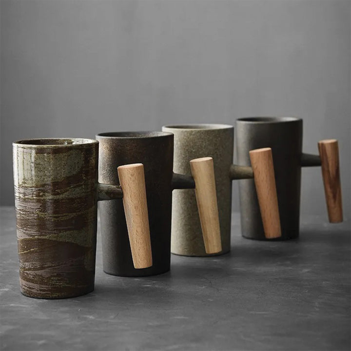 Stone and Wood Mug