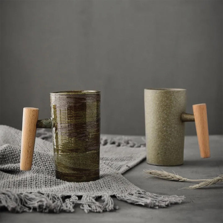 Stone and Wood Mug