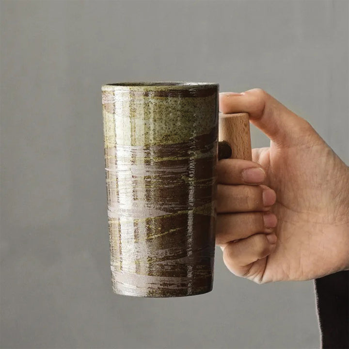 Stone and Wood Mug