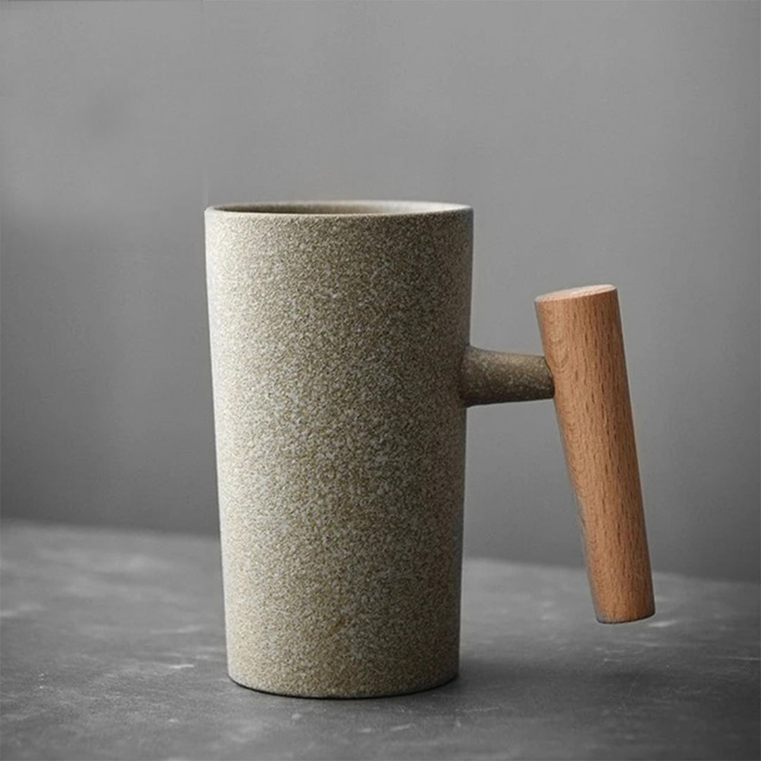 Stone and Wood Mug