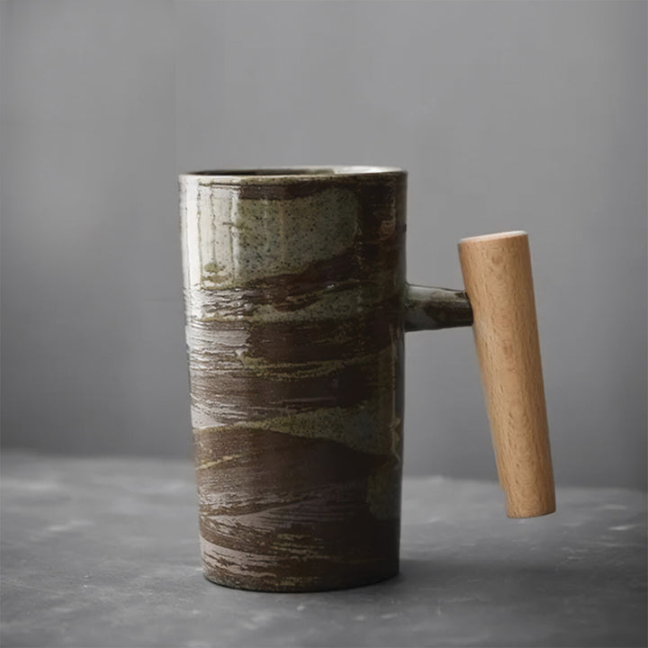 Stone and Wood Mug