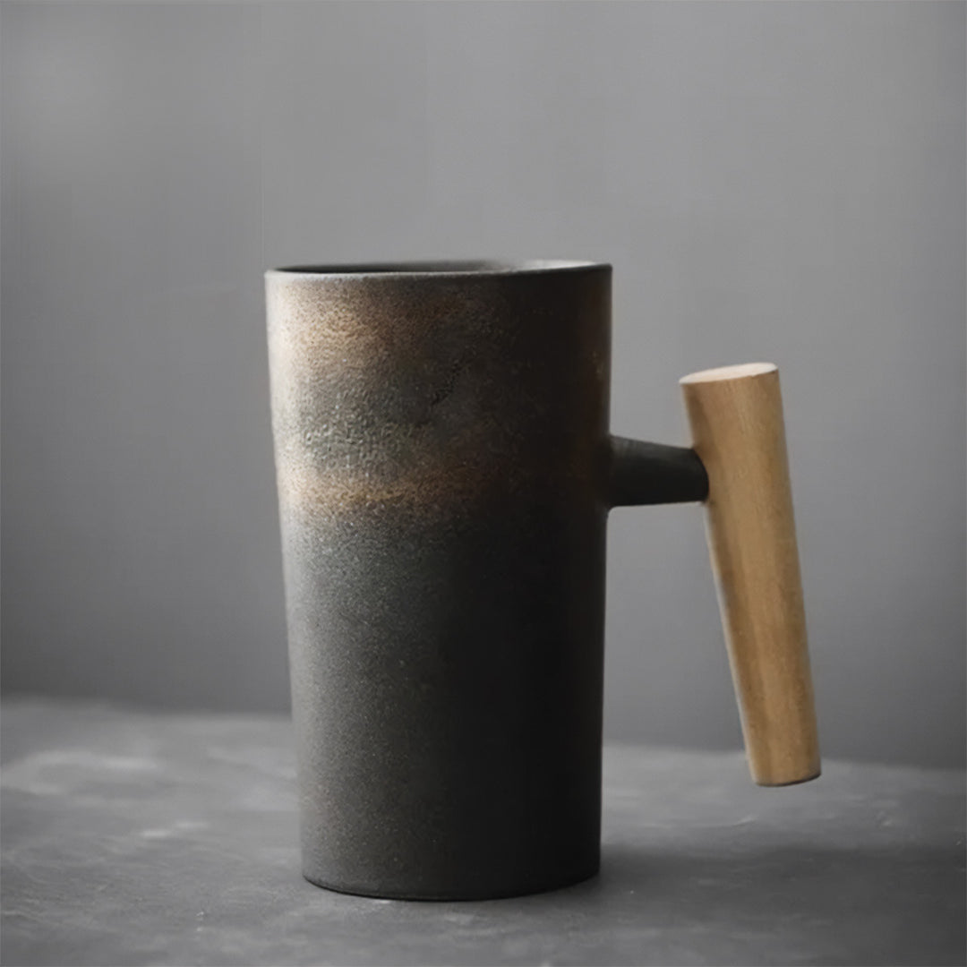 Stone and Wood Mug