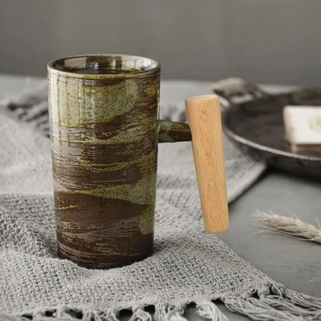 Stone and Wood Mug