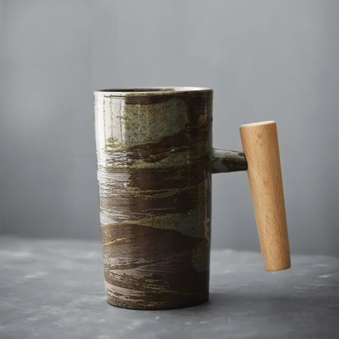 Stone and Wood Mug