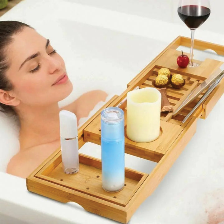 Bamboo Bathtub Tray