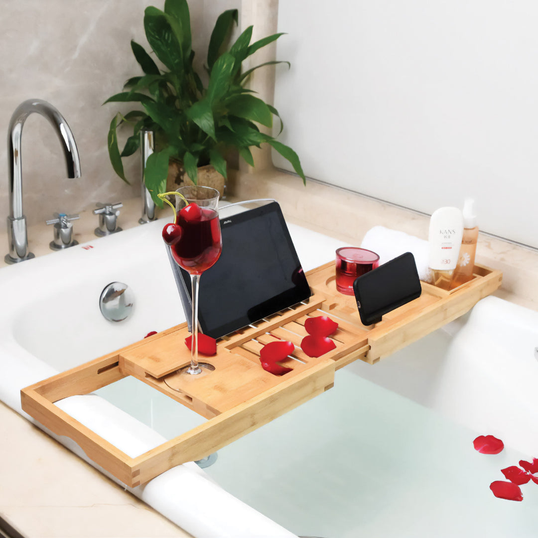 Bamboo Bathtub Tray