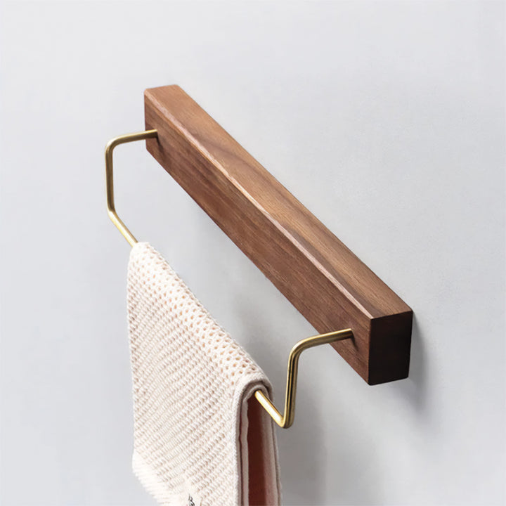 Black Walnut Towel Rack