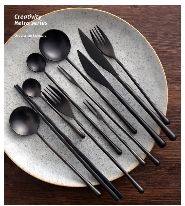 Retro Stainless Steel Silverware