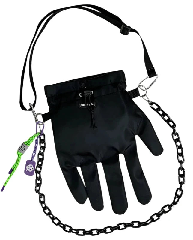 Glove shape shoulder bag