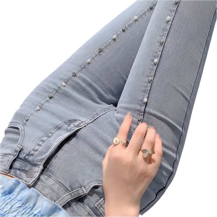 Bow Tie High Waisted Jeans