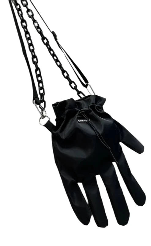 Glove shape shoulder bag