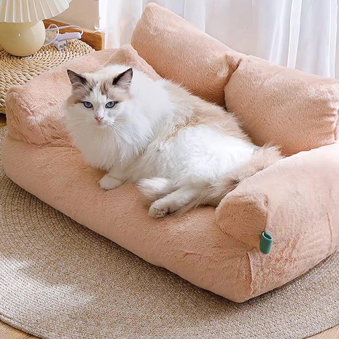 Plush Sofa Pet Bed