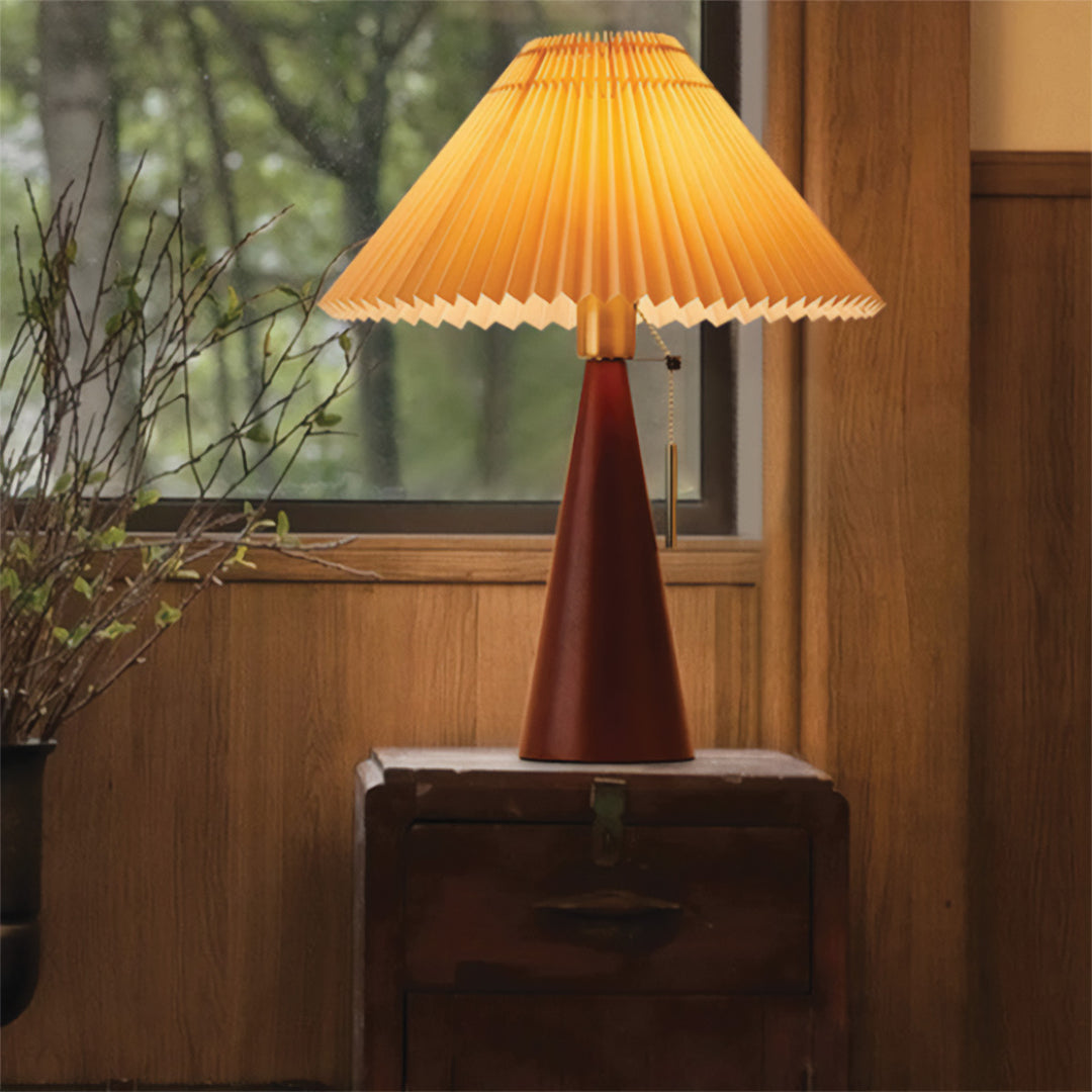 Pleated Table Lamp