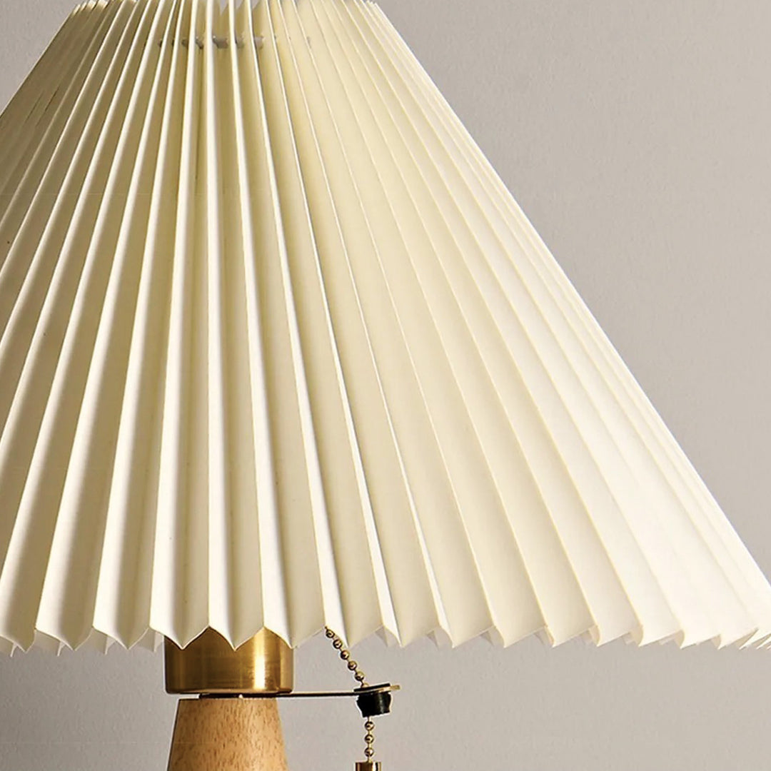 Pleated Table Lamp