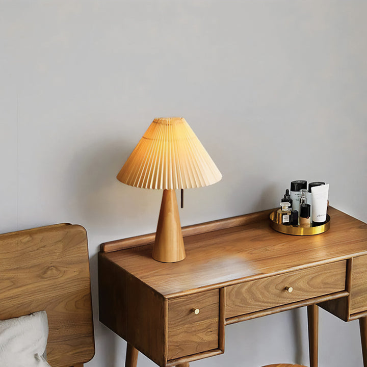 Pleated Table Lamp