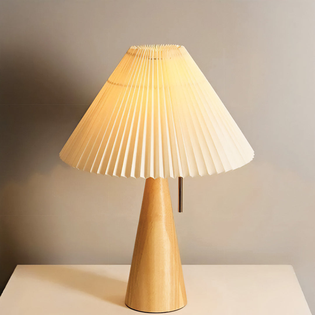 Pleated Table Lamp