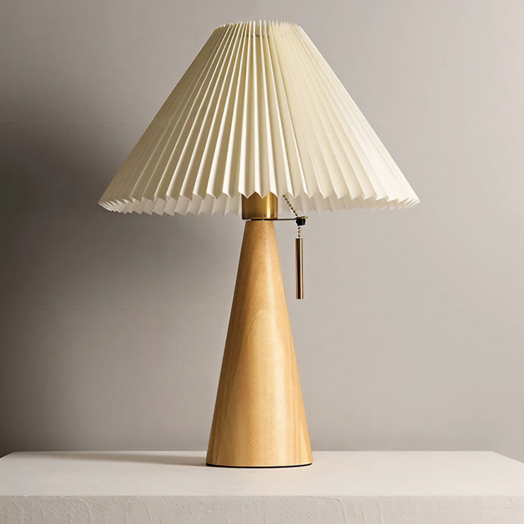 Pleated Table Lamp