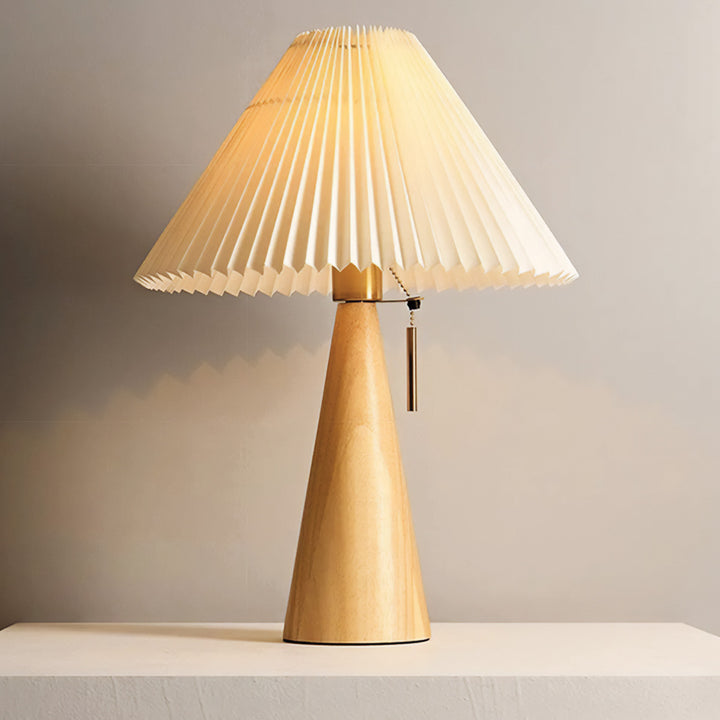 Pleated Table Lamp