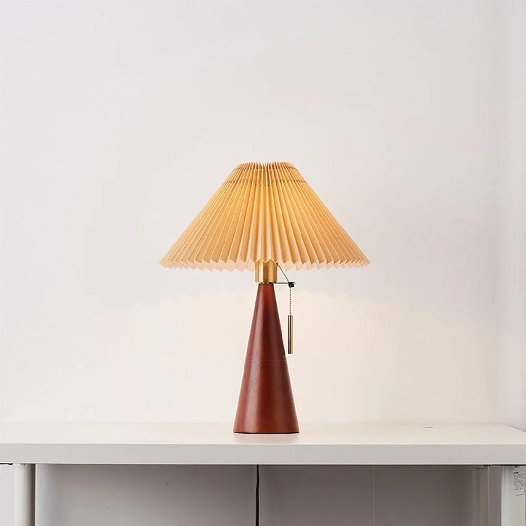 Pleated Table Lamp