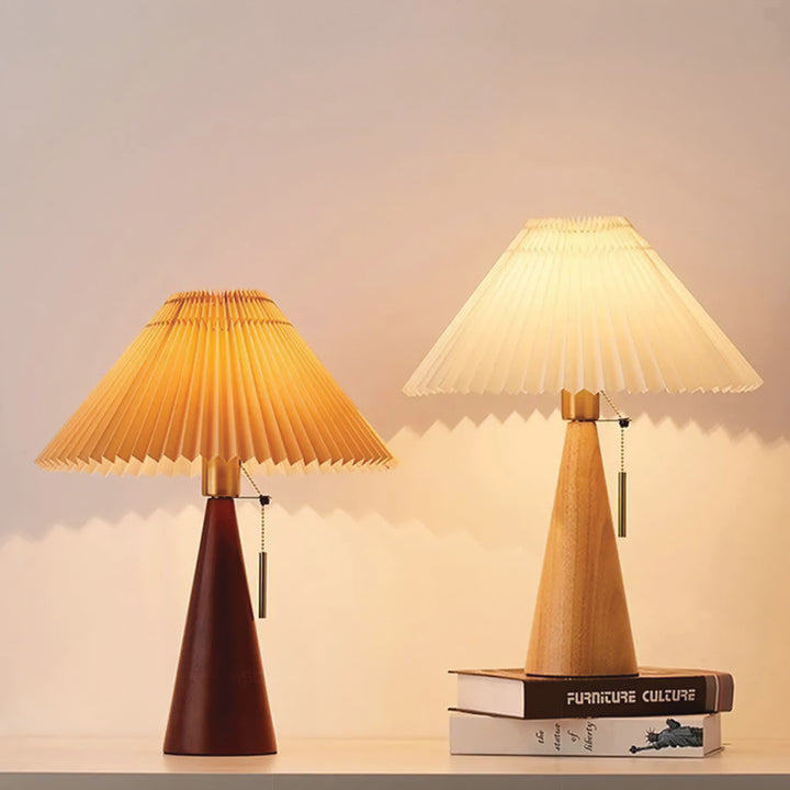 Pleated Table Lamp