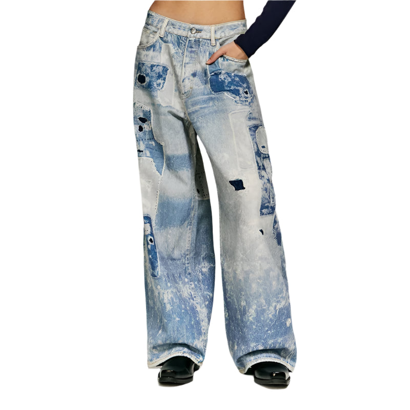 Tie-Dyed Unisex Jeans