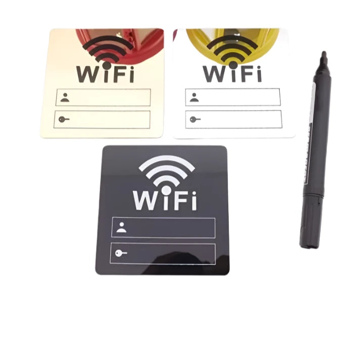Wi-Fi info Sign