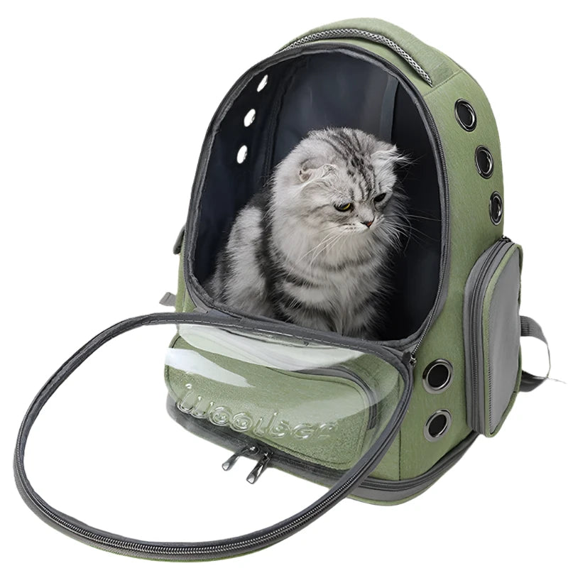 Transparent Pet Cat Carrier Bag Outdoor