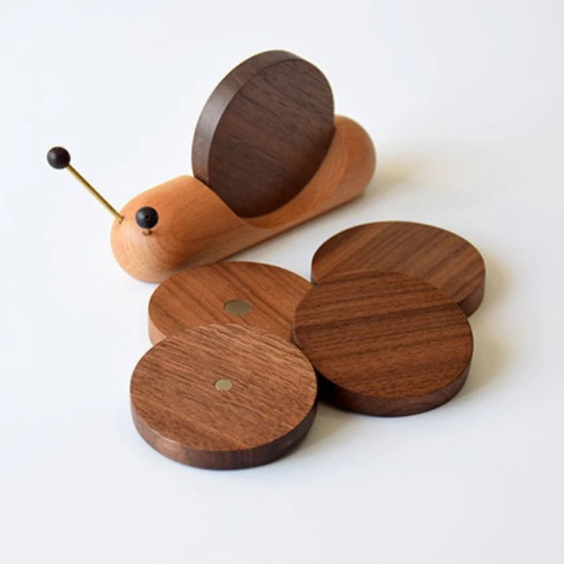 Snail Wood Cup Placemats