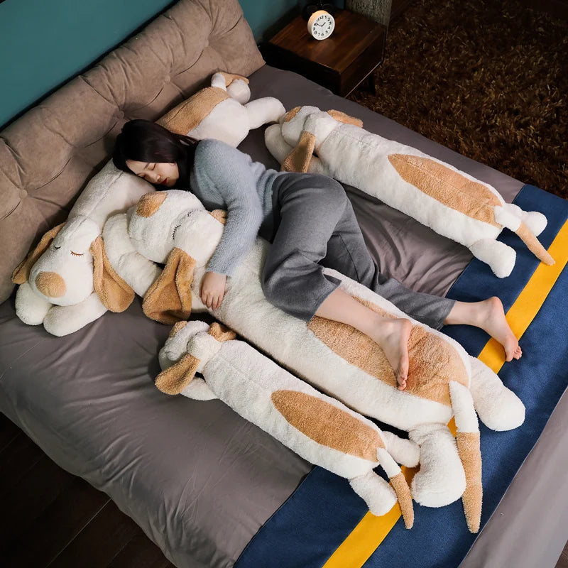 Giant Plush Sleeping Dog Toy