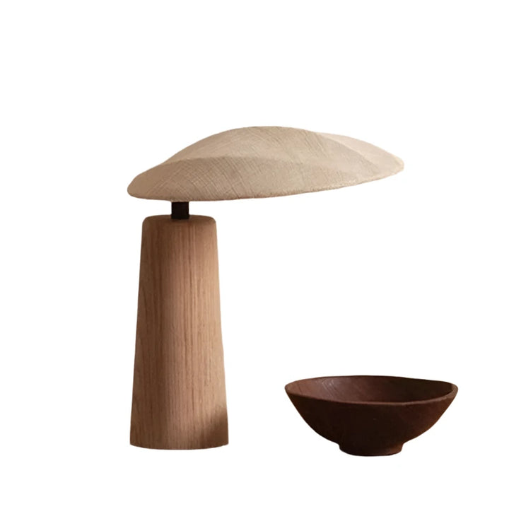 Wabi Sabi Solid Wood Table Lamp