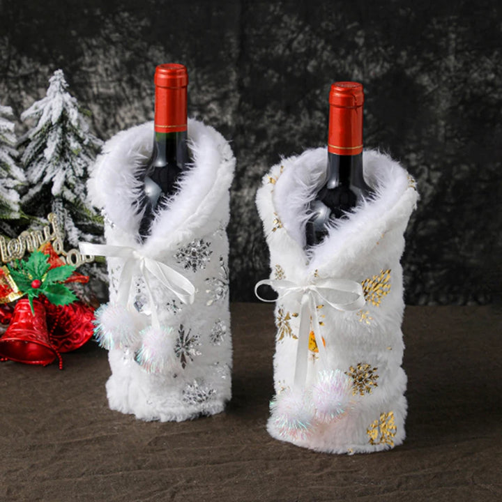 Christmas Wine Bottle Covers