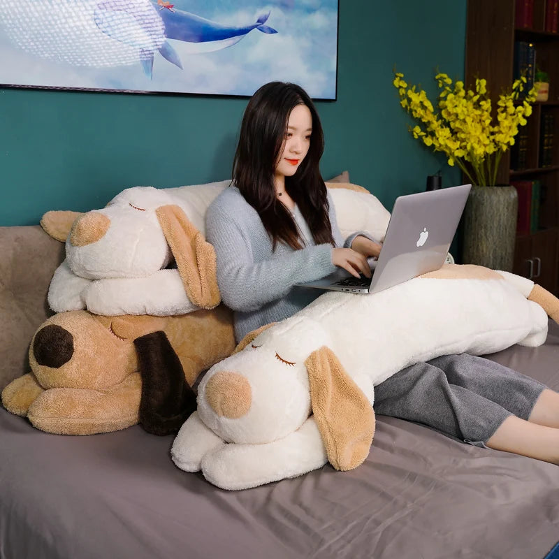 Giant Plush Sleeping Dog Toy