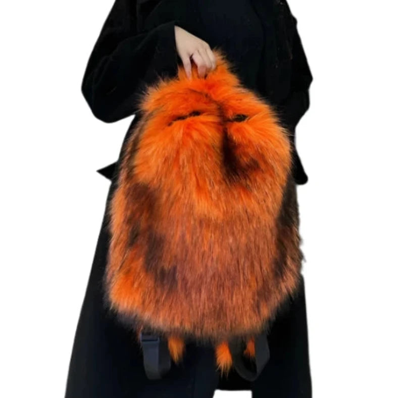 Y2K Fur Backpacks