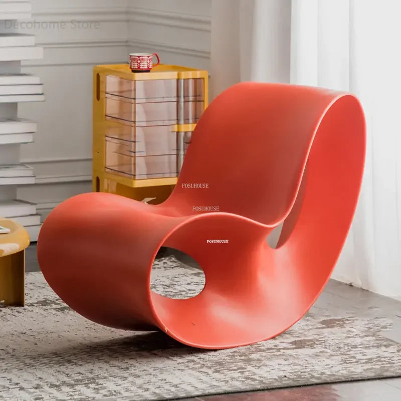 European Plastic Rocking Chair