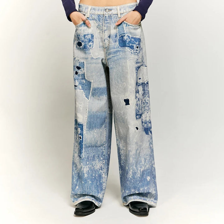 Tie-Dyed Unisex Jeans