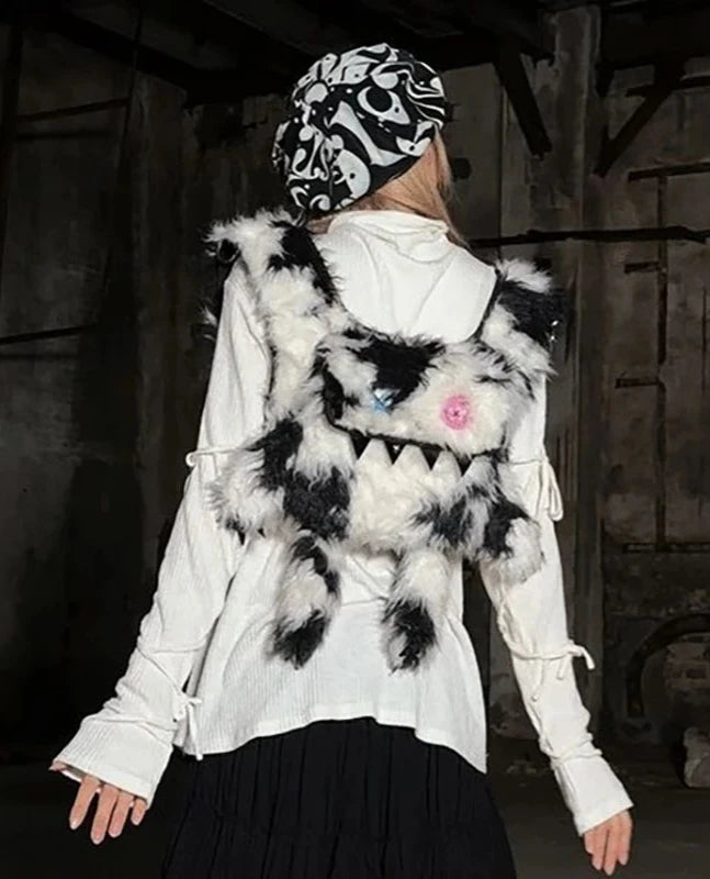Furry Monsters Crossbody Bolso Bag