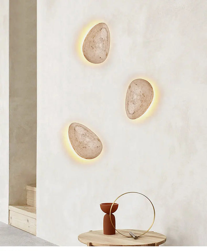 Yellow Cave Stone LED Wall Lamp