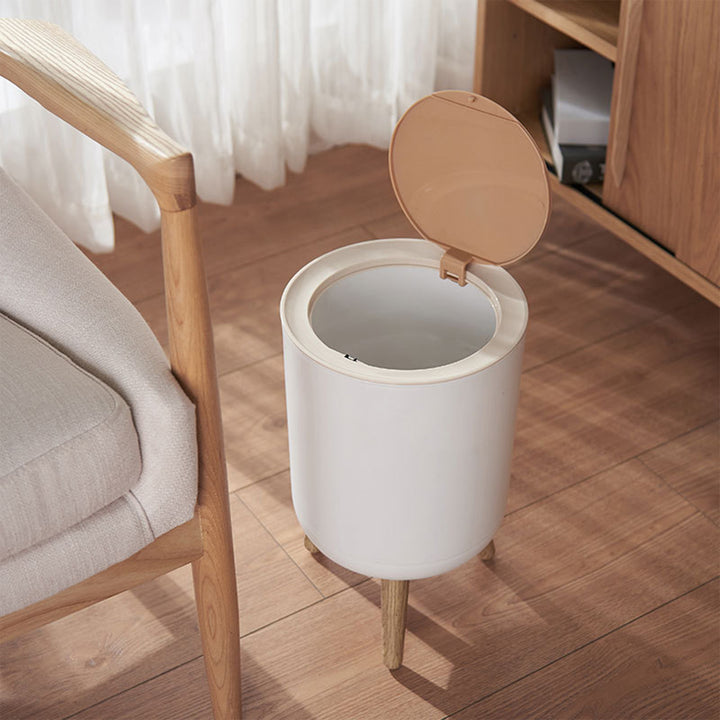 Luxury Wooden Grain Waste Bin