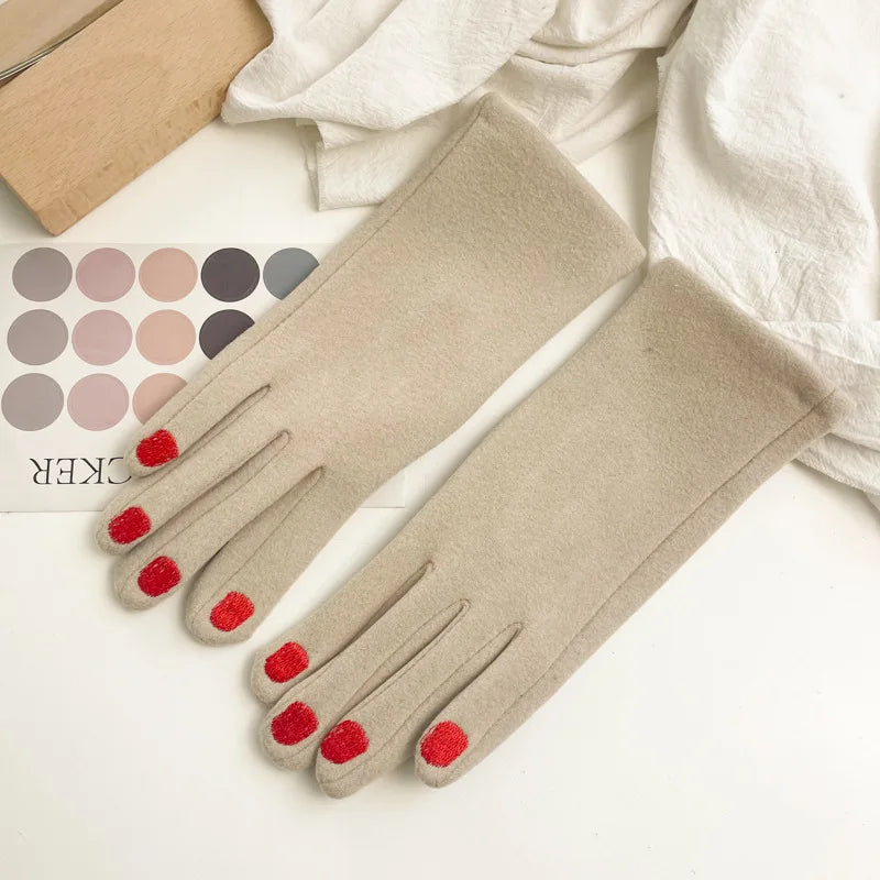 Fashion Nail Polish Gloves