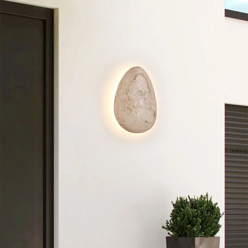 Yellow Cave Stone LED Wall Lamp