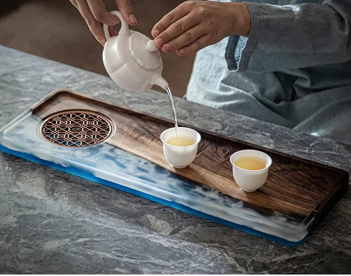 Walnut Resin Tray