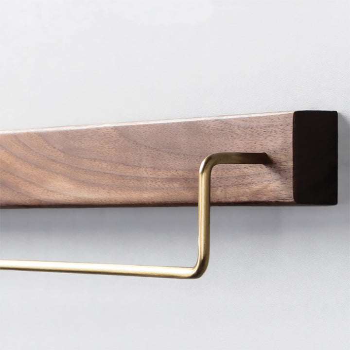 Black Walnut Towel Rack