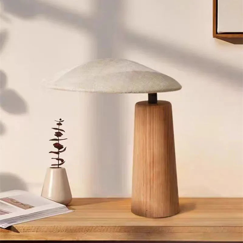 Wabi Sabi Solid Wood Table Lamp