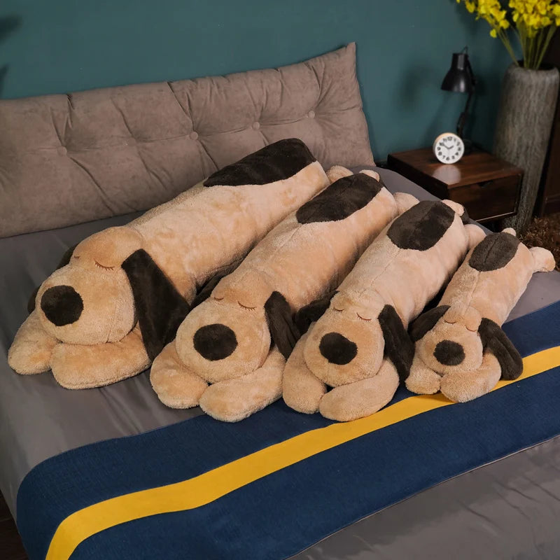 Giant Plush Sleeping Dog Toy