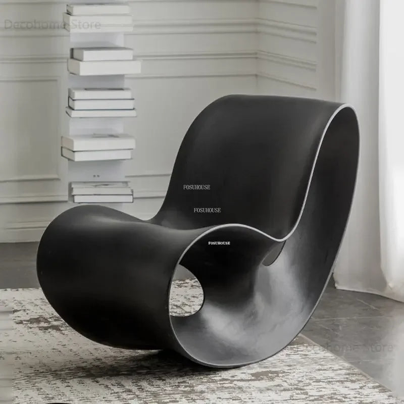 European Plastic Rocking Chair