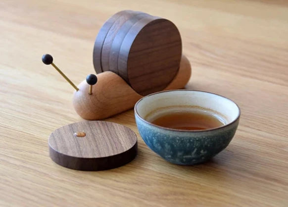 Snail Wood Cup Placemats