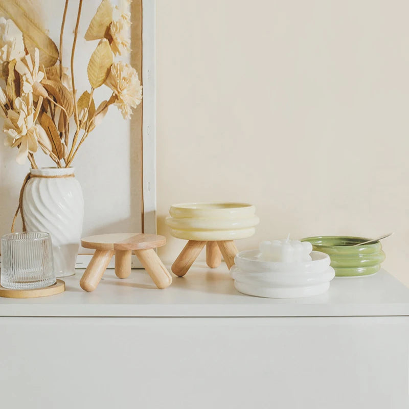 Ceramic Elevated Pet Bowl