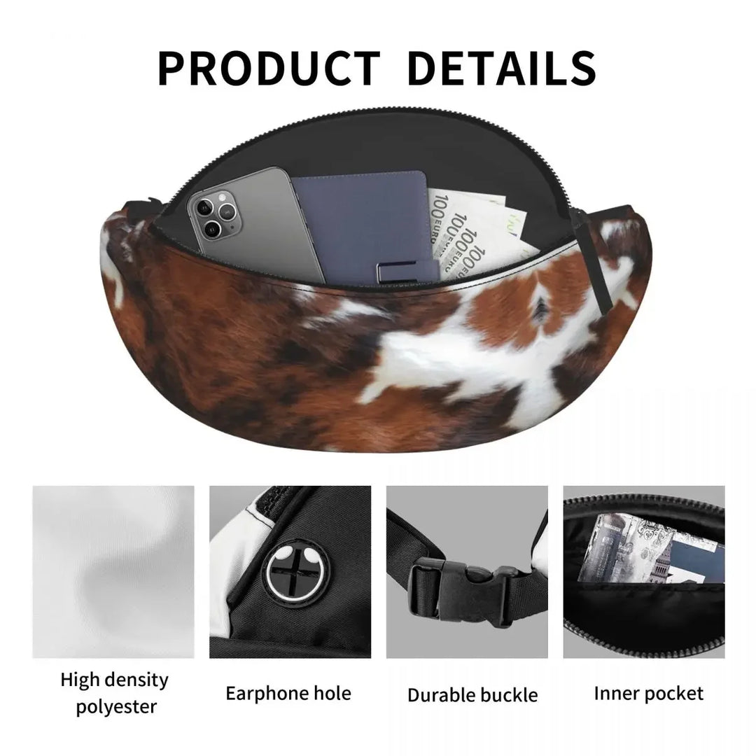 Cowhide Leather Fanny Pack